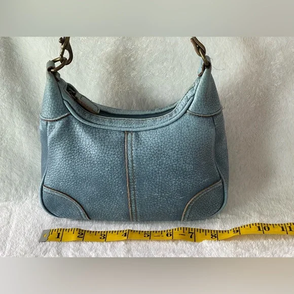 Vintage Y2K blue mini vegan purse handbag - Picture 8 of 10
